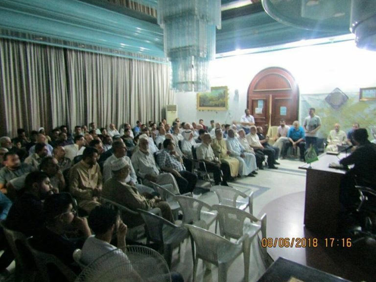 مكتب الرصافة لحركة العدل والإحسان يقيم أمسية رمضانية لعدد من مناطق بغداد