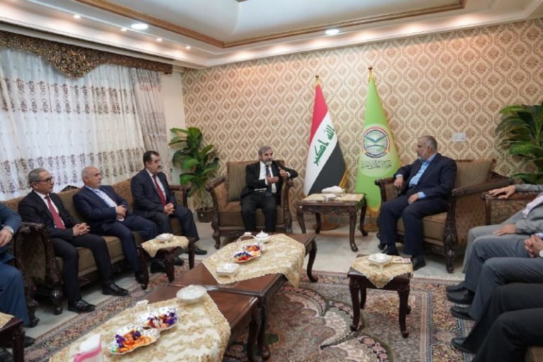 النجم يلتقي وفد الإتحاد الإسلامي الكردستاني في بغداد