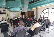 مكتب الكرخ لحركة العدل والإحسان يلتقي بممثلي المناطق وسط إجراءات وقائية صحية