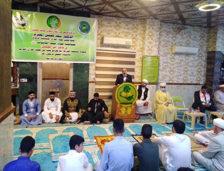 النجم خلال حفل المولد بمنطقة الدورة: ضرورة رعاية الشباب القرآني