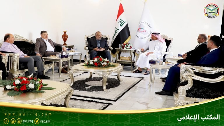 الدكتور إسماعيل النجم رئيس حركة العدل والإحسان يزور الشيخ جمال الضاري