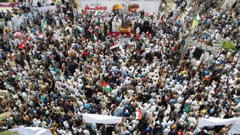 الكرخ تحتشد بجماهيرها نصرة لغزة