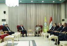 النّجم يستقبل السفير الإيراني بمقر الحركة في بغداد