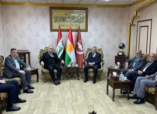 قيادة الحركة تلتقي الامين العام للاتحاد الاسلامي الكوردستاني
