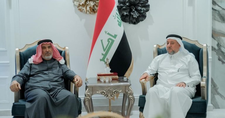 النجم يلتقي رئيس تحالف السيادة الشيخ خميس الخنجر