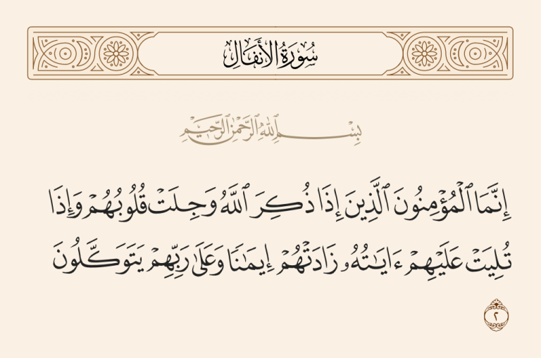 من دروس الأنفال 2 : تلقي القلوب