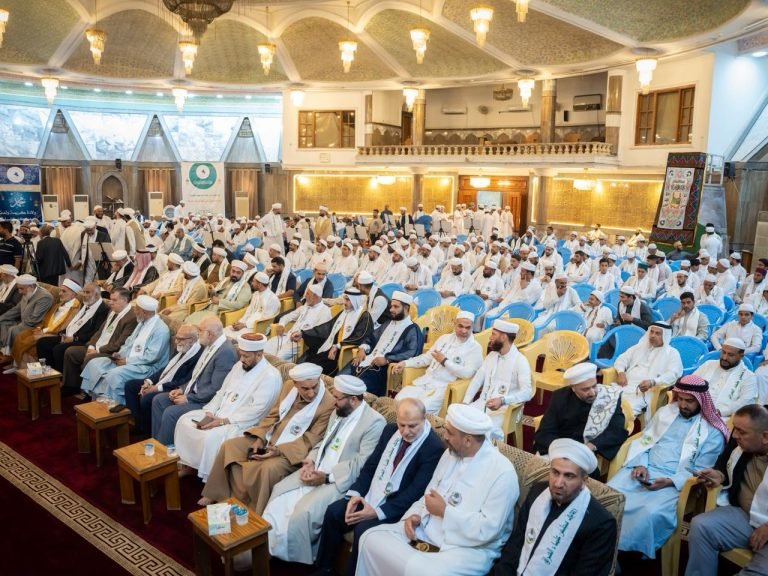 الدكتور النجم يشارك في حفل تخرج طلاب “الرديف” الذي أقامه مجلس علماء العراق