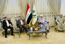 رئيس حركة العدل والإحسان يزور مجلس علماء العراق ويلتقي أمينه العام