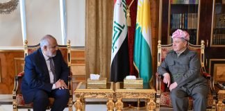 الدكتور النجم يلتقي الرئيس مسعود بارزاني في أربيل