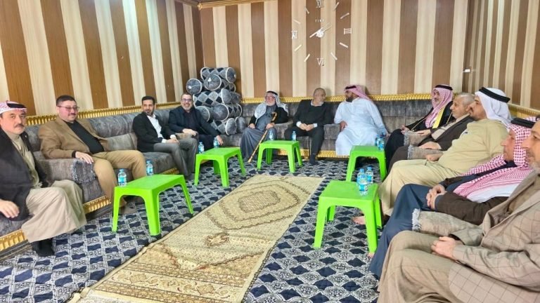 النجم يقدم التعازي بوفاة الحاج صالح الجميلي