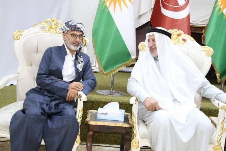 وفد من حركة العدل والإحسان يزور الاتحاد الإسلامي الكردستاني مهنئاً بعيد الأضحى المبارك